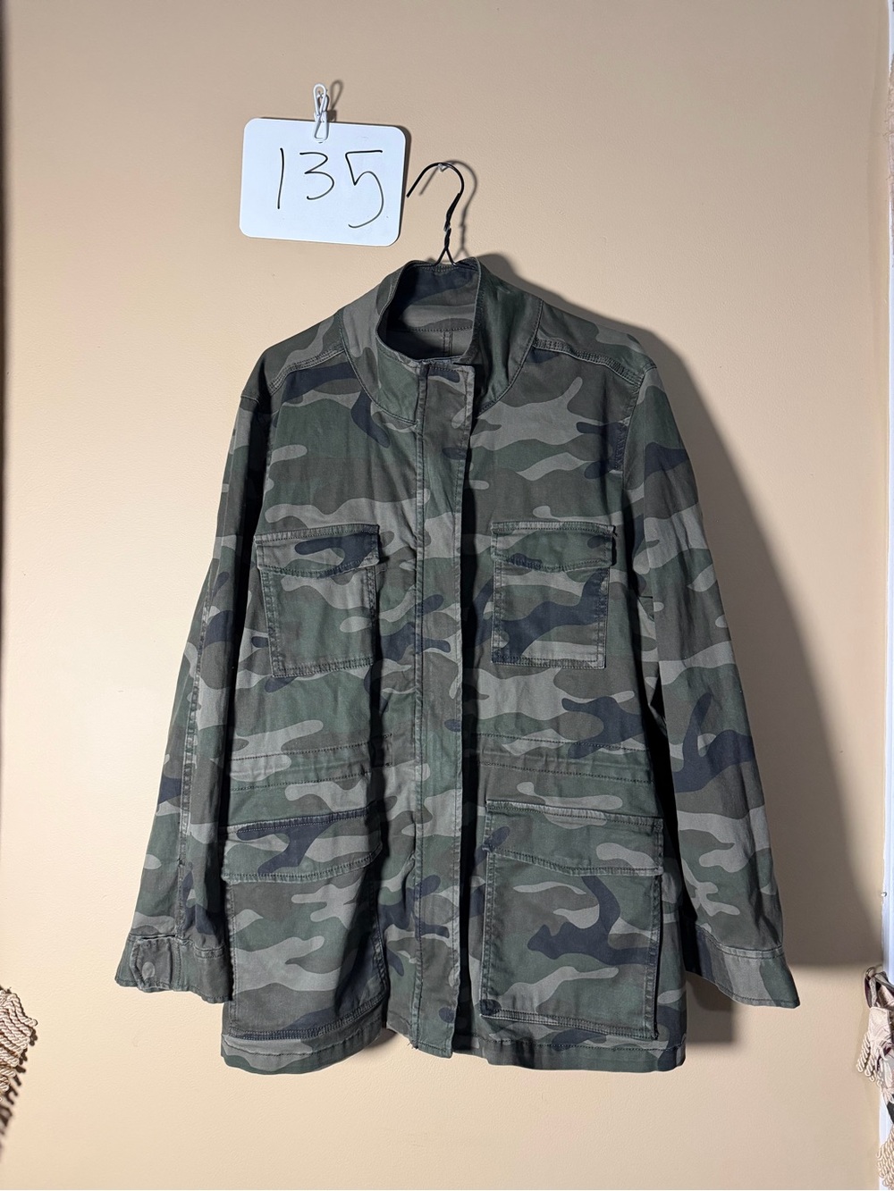 Time and Tru Women's Camo Field Jacket - Green
